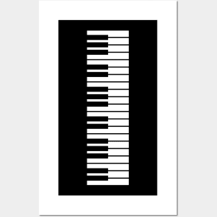 Piano keyboard Posters and Art